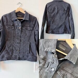 ARTICLES OF SOCIETY Washed Black Denim Taylor Jacket Jean‎ Medium Retired Summit